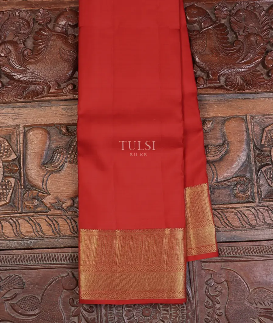 Red Soft Silk Saree T701331-image