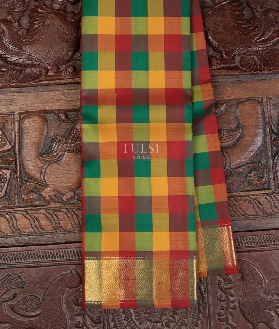Multicolour Kanjivaram Silk Saree T695782-image