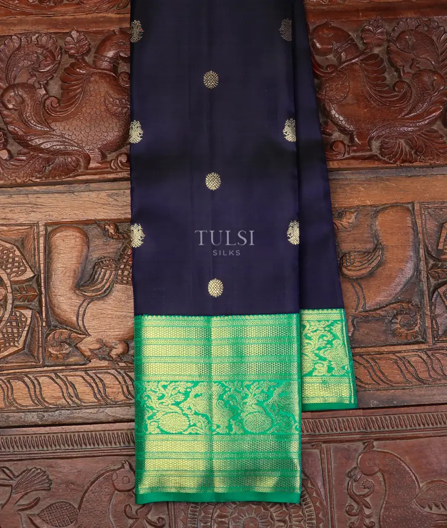 Blue Kanjivaram Silk Saree T712457-image