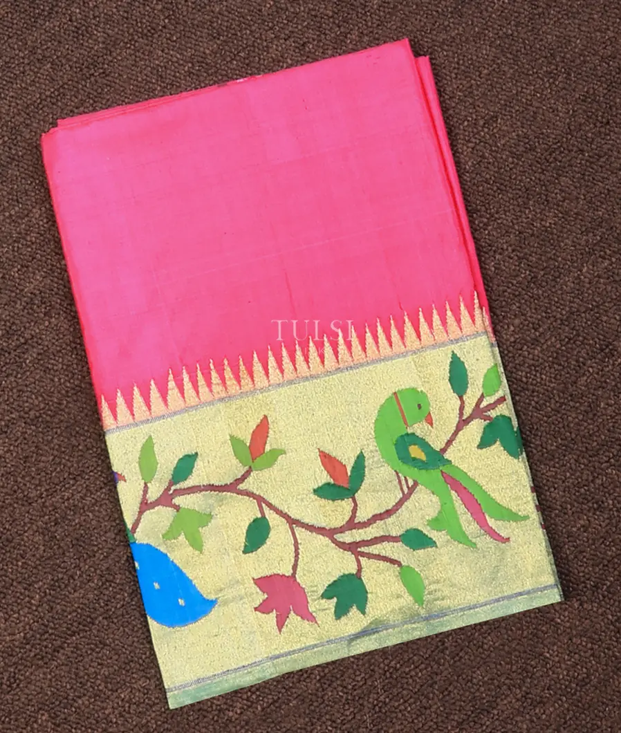 Pink Paithani Silk Blouse T712750-image