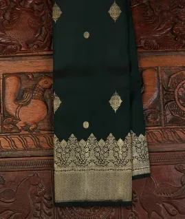 Dark Green Kanjivaram Silk Saree T704230-image