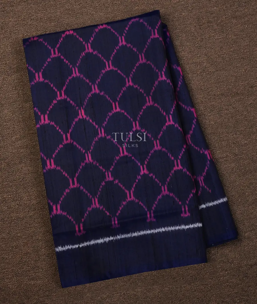 Blue Patola Silk Saree T698980-image
