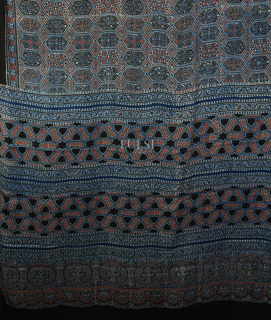 multicolour-ajrakh-printed-modal-silk-saree-t691723-t691723-d
