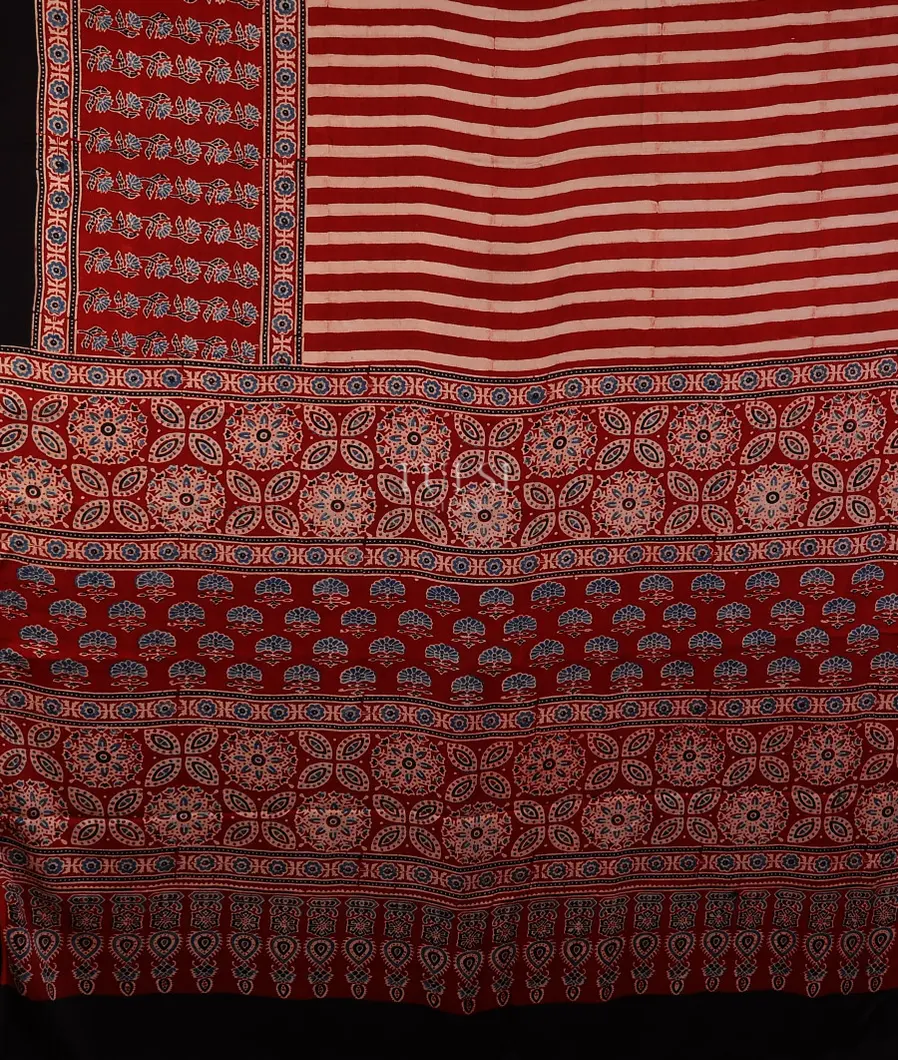 rust-ajrakh-printed-modal-silk-saree-t712820-t712820-d