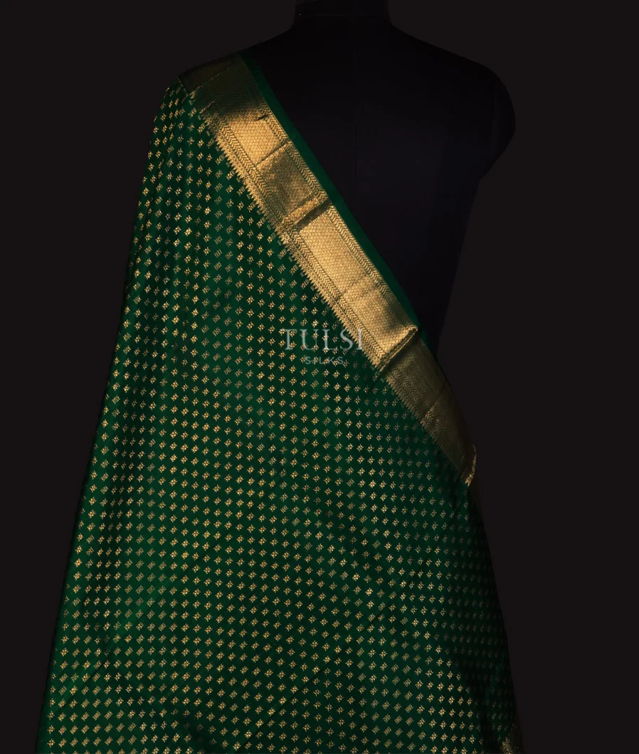Green Kanjivaram Silk Dupatta  T563589-image