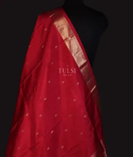 Pinkish Red Kanjivaram Silk Dupatta T661101-image