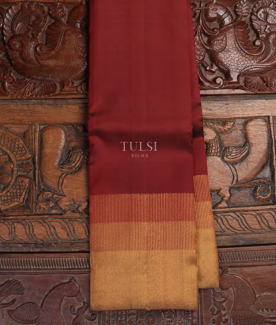 Maroon Kanjivaram Silk Saree T710214-image