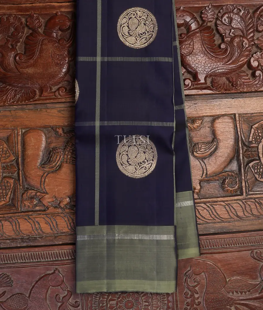 Blue Kanjivaram Silk Saree T713345-image