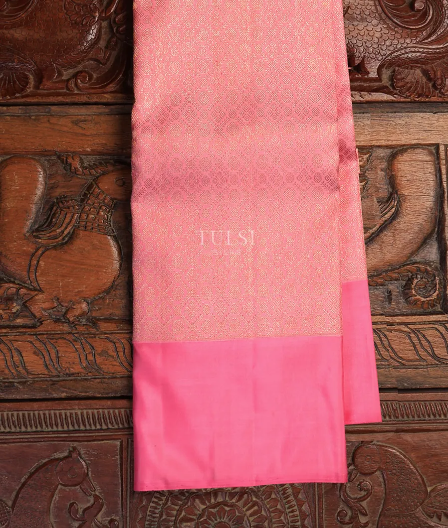 Pink Kanjivaram Silk Saree T661076-image