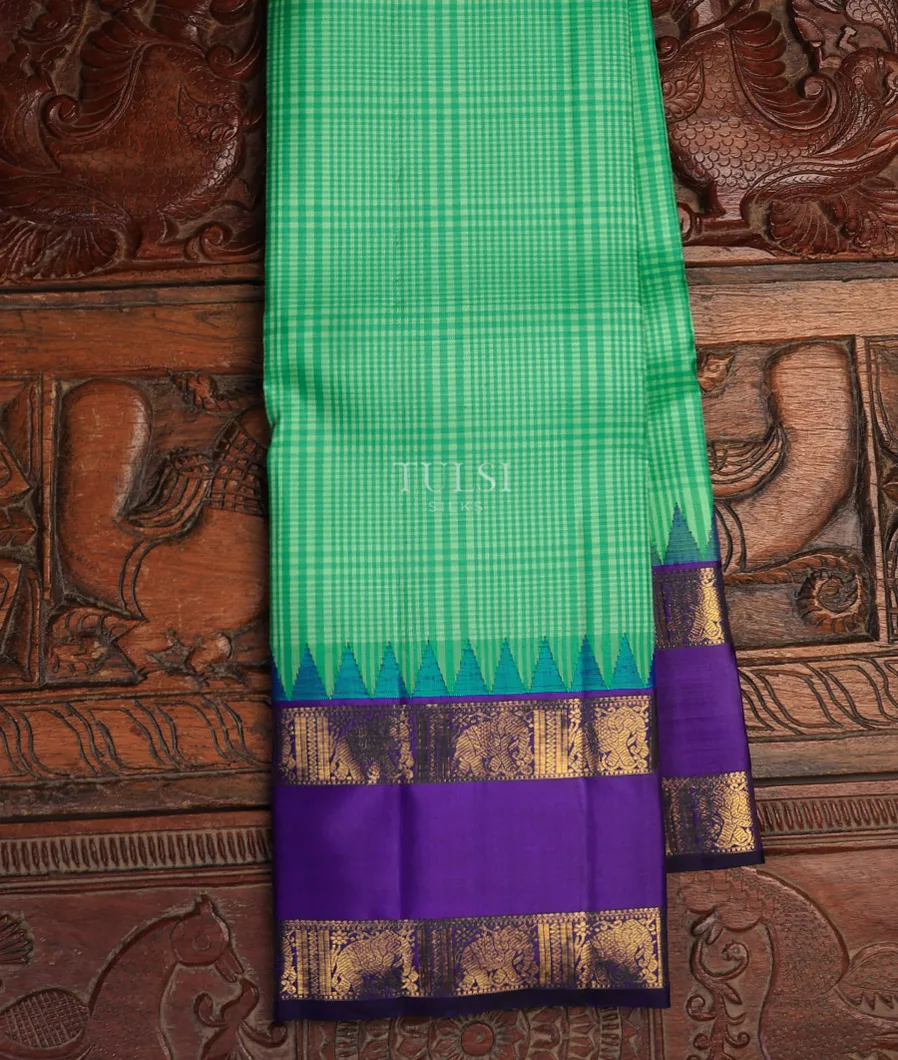 Green Kanjivaram Silk Saree T713397-image