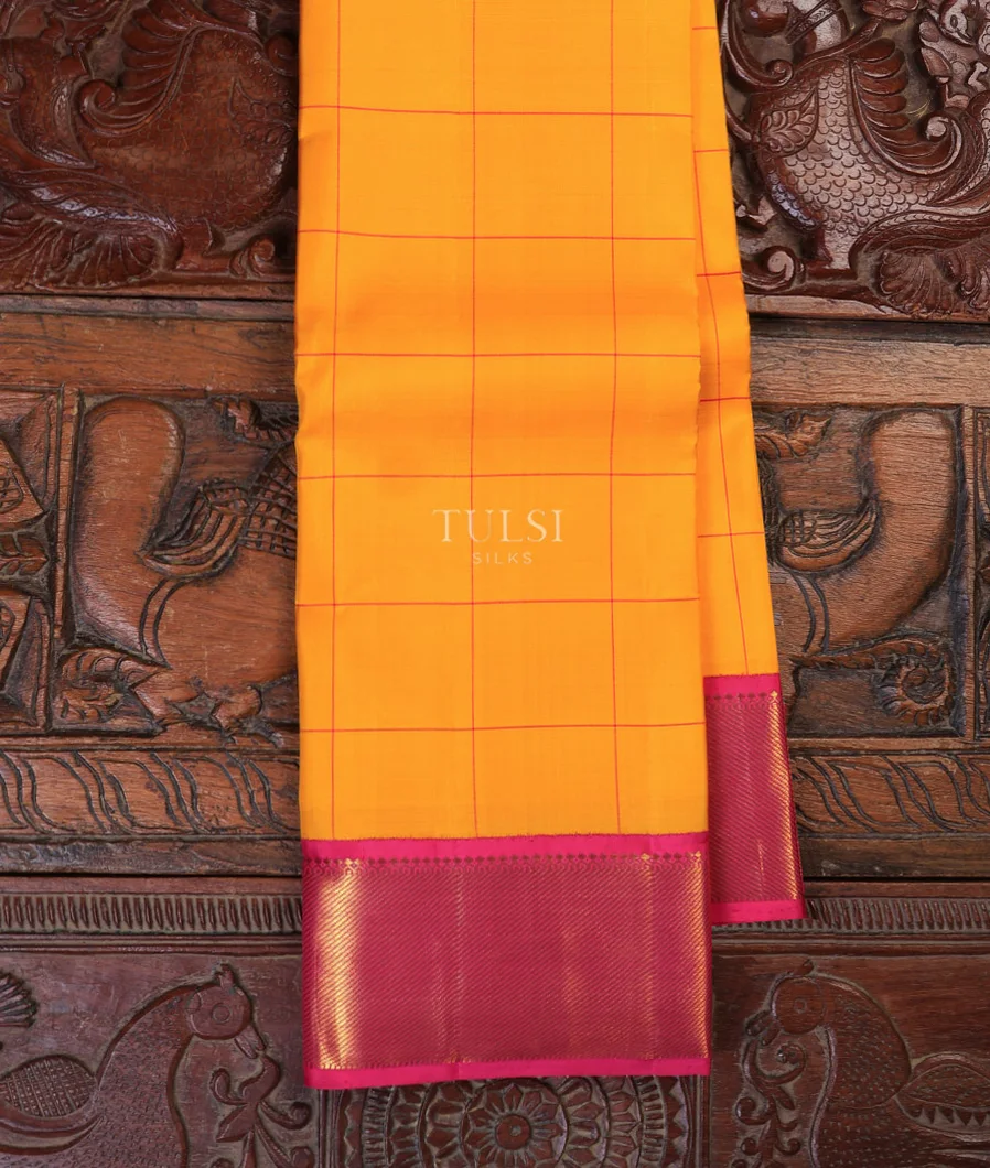 Yellow Kanjivaram Silk Saree T712534-image