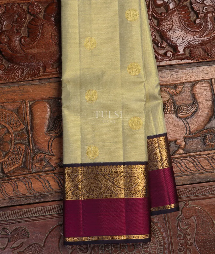 Light Grey Kanjivaram Silk Saree T713421-image