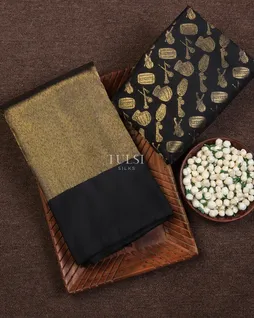 Gold and Black Kanjivaram Silk Saree T549664-image