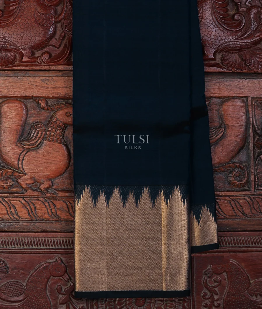 Dark Blue Soft Silk Saree T693413-image