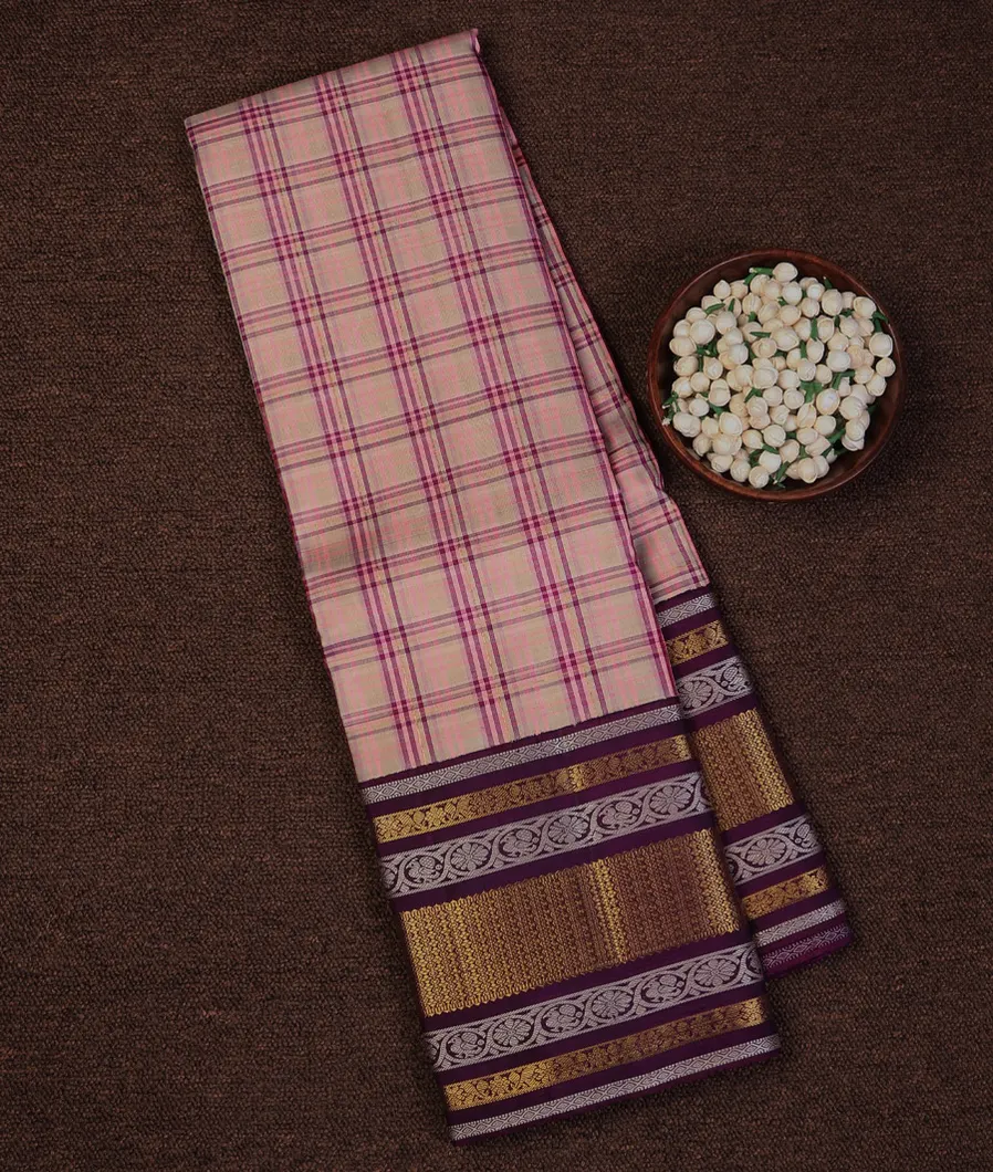 Multicolour Kanjivaram Silk Saree T583337-1-image
