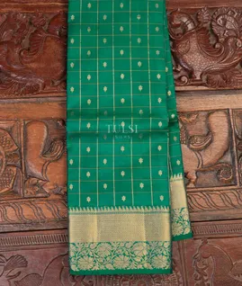 Green Soft Silk Saree T701381-image