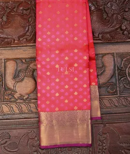 Magenta Soft Silk Saree T704155-image