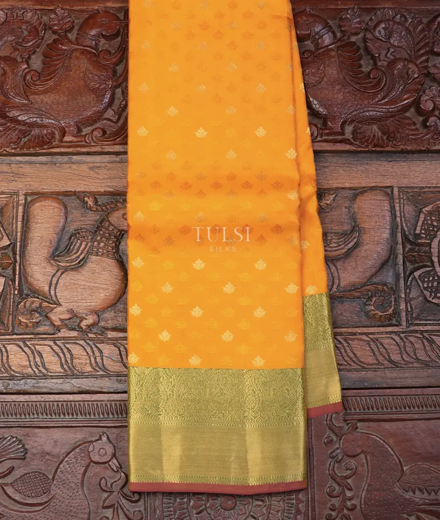 Yellow Soft Silk Saree T710075-image