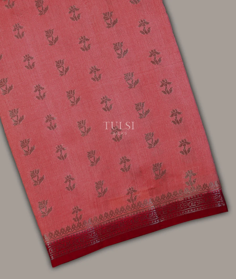 Pink Chaniya Silk Saree T715172-image