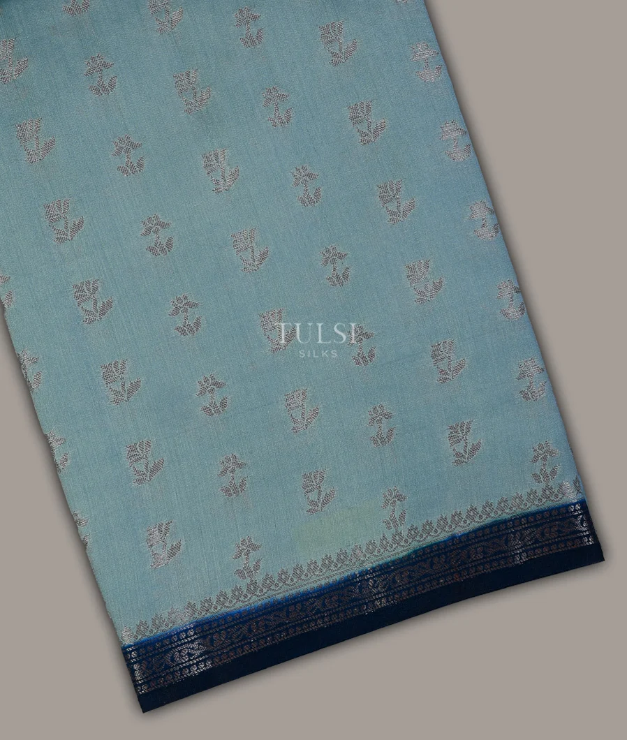 Blue Chaniya Silk Saree T715175-image