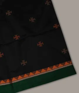 Black Silk Cotton Saree  T715345-image