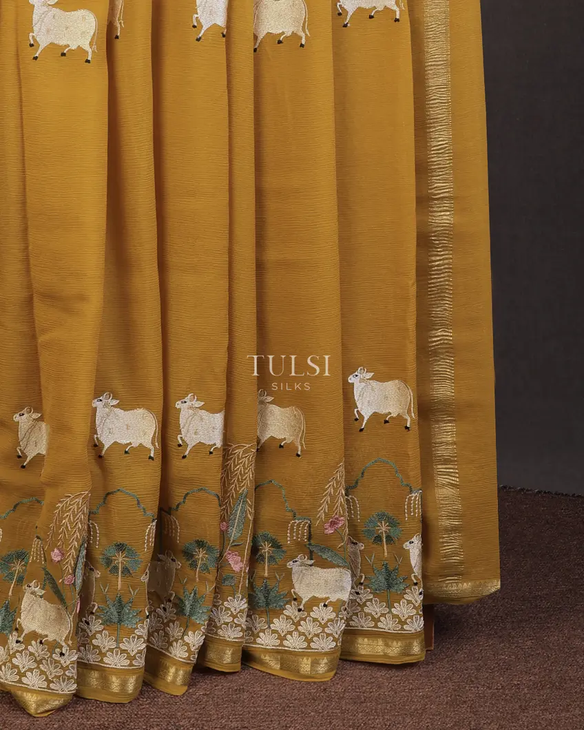 yellow-chiffon-silk-embroidery-saree-t715786-t715786-d