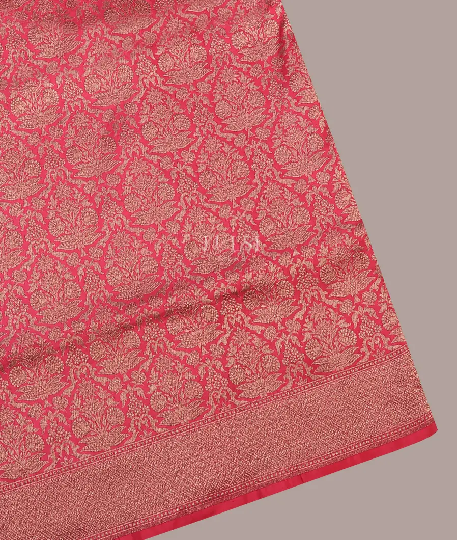 Pink Banaras Silk Saree T709530-image