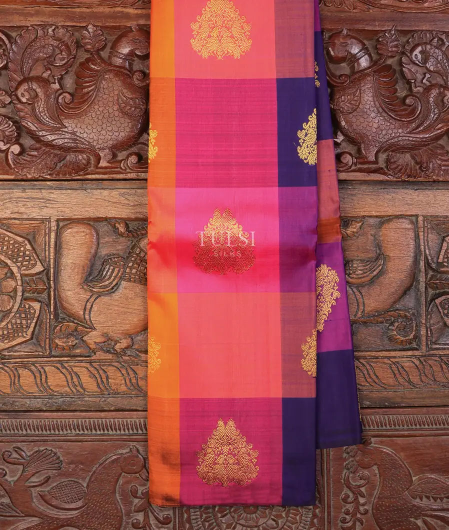 Multicolour Kanjivaram Silk Saree T715878-image
