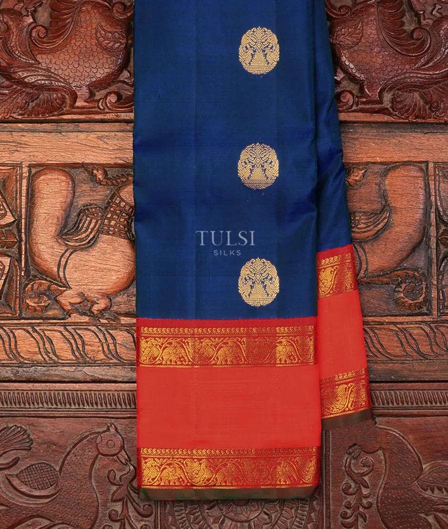 Blue Kanjivaram Silk Saree T715797-image