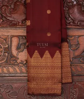 Maroon Kanjivaram Silk Saree T715937-image