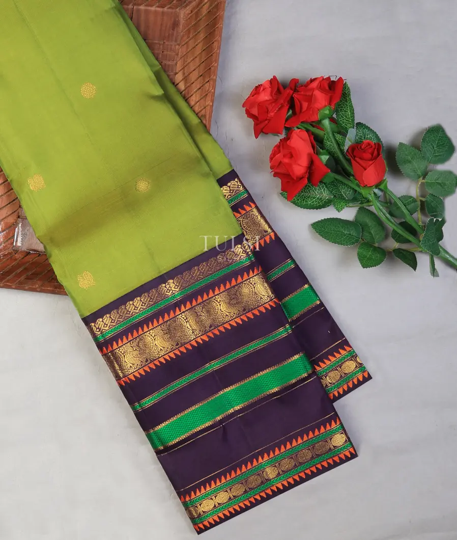 Green Kanjivaram Silk Saree T714145-image