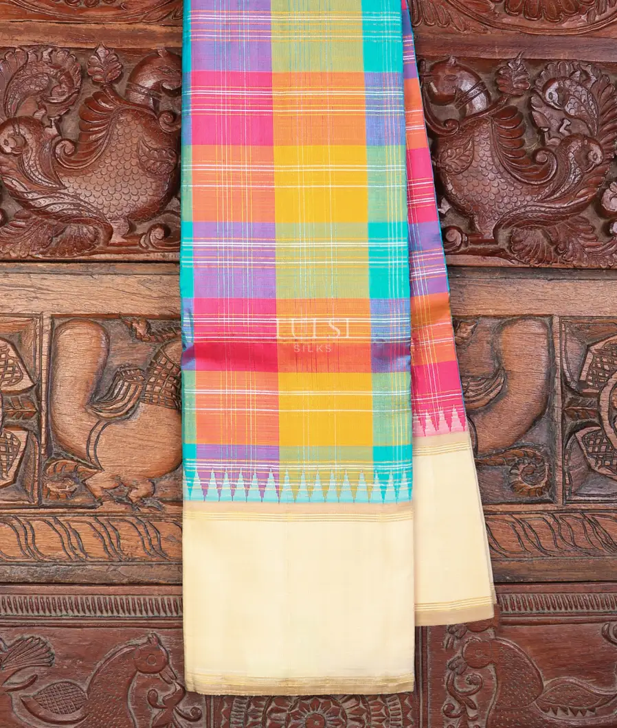 Multicolour Kanjivaram Silk Saree T715915-image