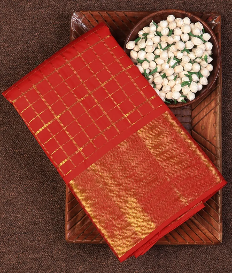Red Kanjivaram Silk Saree T701937-1-image