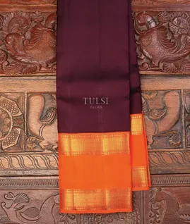 Burgundy Kanjivaram Silk Saree T716208-image