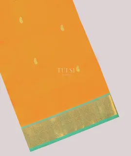 Yellow Silk Cotton Saree T712287-image