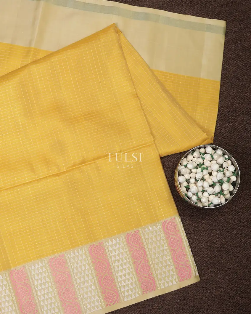 Yellow Soft Silk Saree T717734-image