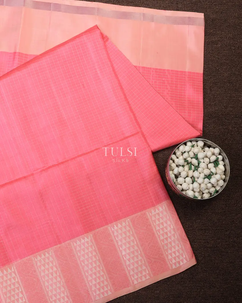 Pink Soft Silk Saree T717733-image