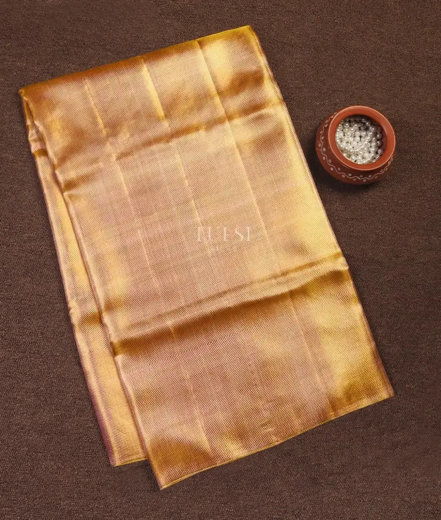 Rose Gold Tissue Kanjivaram Silk Saree T695158-image