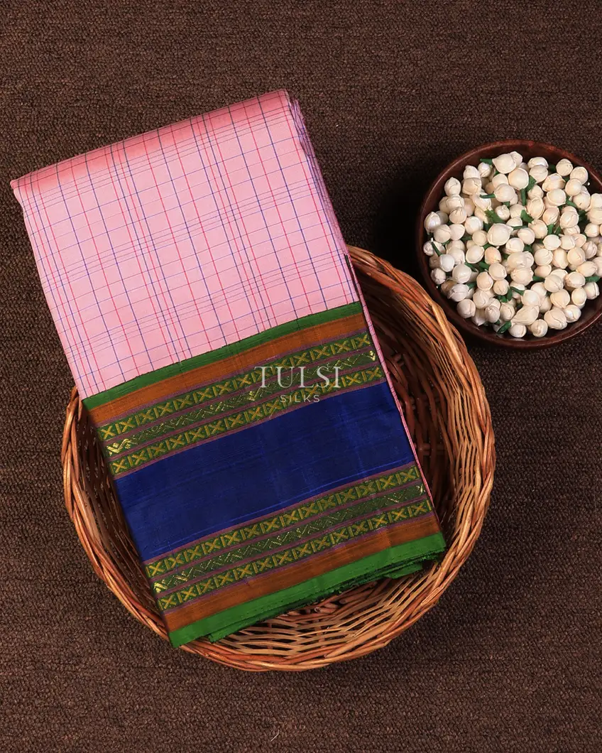 Pink Kanjivaram Silk Saree T635329-1-image
