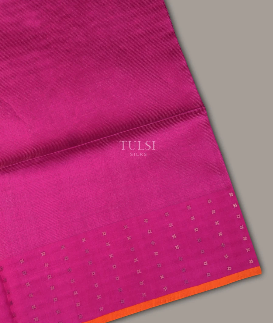 Pink Handwoven Tussar Saree T713506-1-image