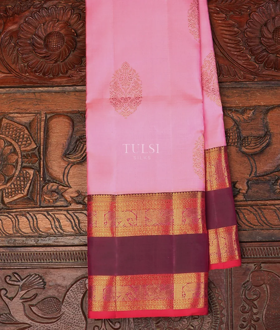 Pink Kanjivaram Silk Saree  T713982-image
