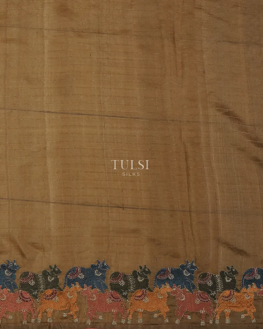 dark-beige-tussar-embroidery-saree-t717657-t717657-c
