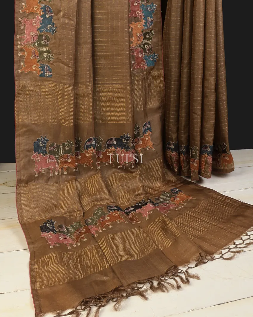 dark-beige-tussar-embroidery-saree-t717657-t717657-e