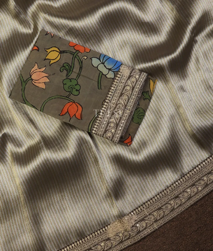 grey-art-crepe-tissue-silk-saree-with-kalamkari-blouse-t719217-t719217-d