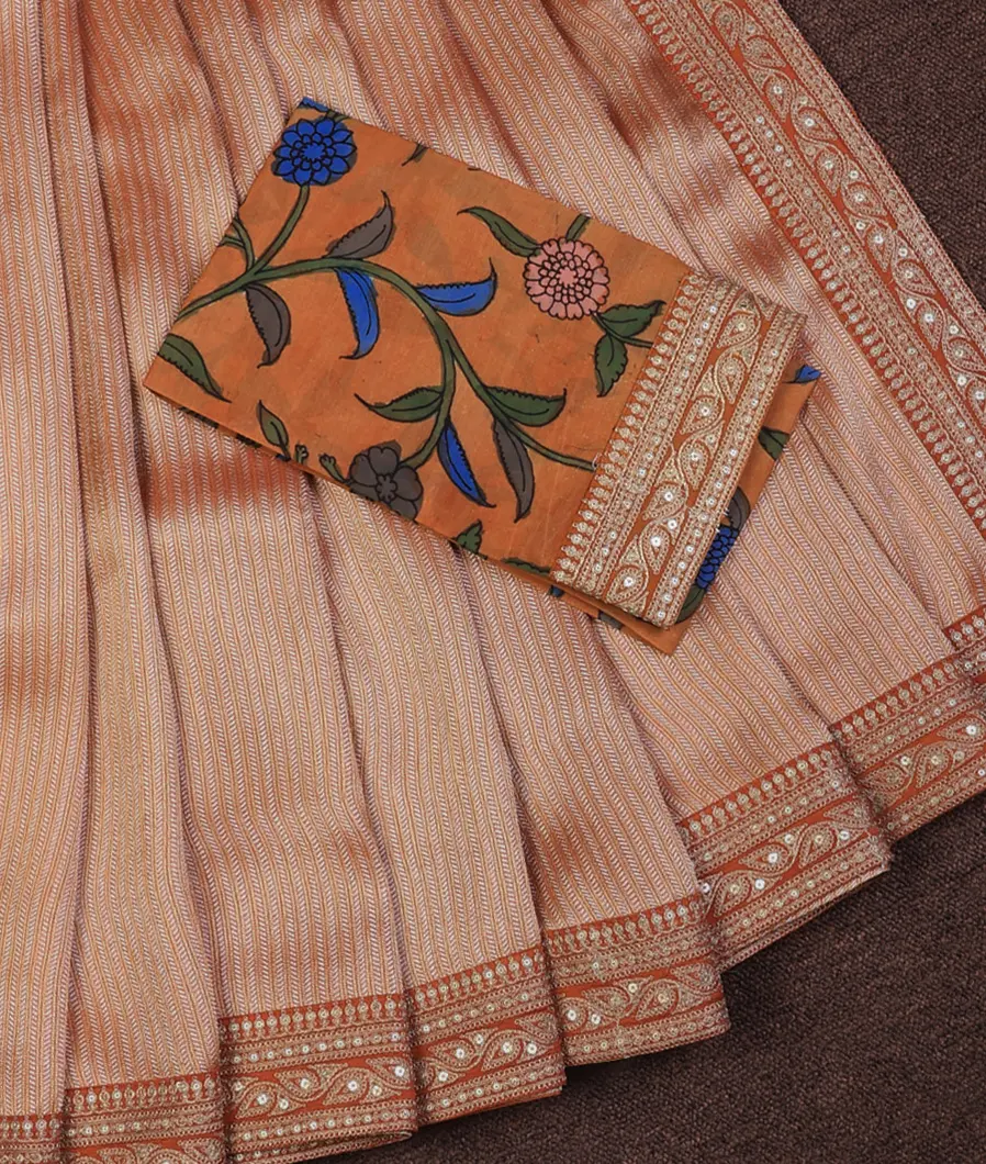 rust-art-crepe-tissue-silk-saree-with-kalamkari-blouse-t719214-t719214-b