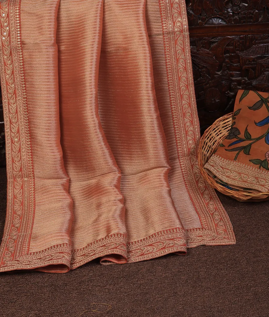 rust-art-crepe-tissue-silk-saree-with-kalamkari-blouse-t719214-t719214-e