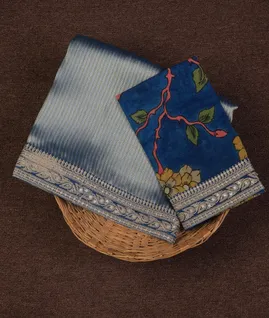 blue-art-crepe-tissue-silk-saree-with-kalamkari-blouse-t719213-t719213-a