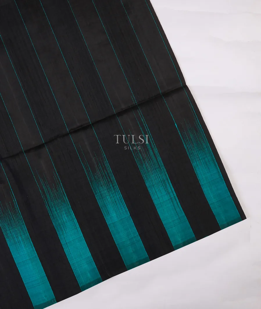 Black Soft Silk Saree T696724-image