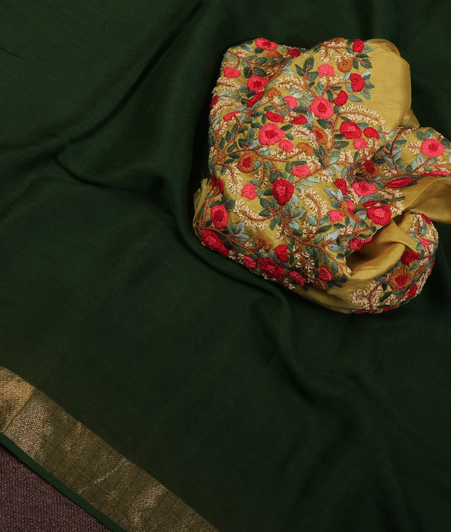 green-handwoven-linen-saree-t707648-t707648-f