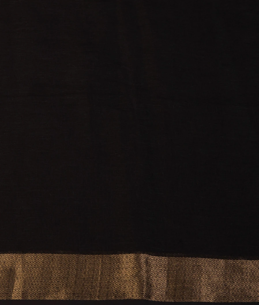 black-handwoven-linen-saree-t707647-t707647-c